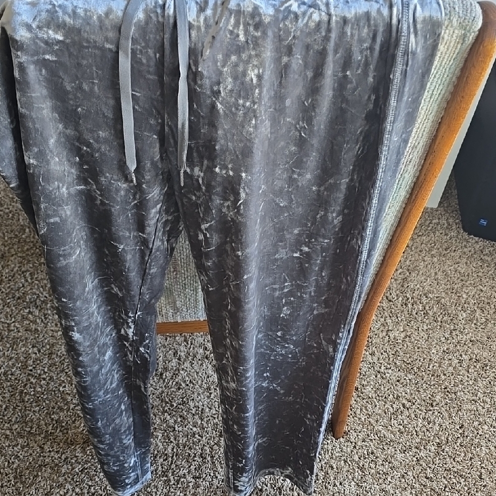 Velvet Silver gray Lounge Pants